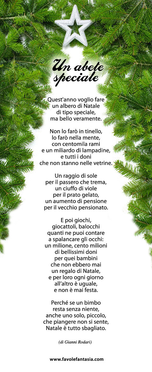 Poesie Di Natale Rodari.Un Abete Speciale Di Gianni Rodari Andy S Sp Ces